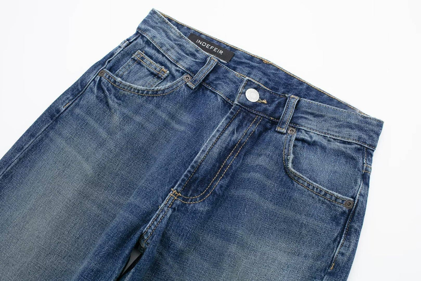 MID-RISE FLARED LONG JEANS FOR WOMEN