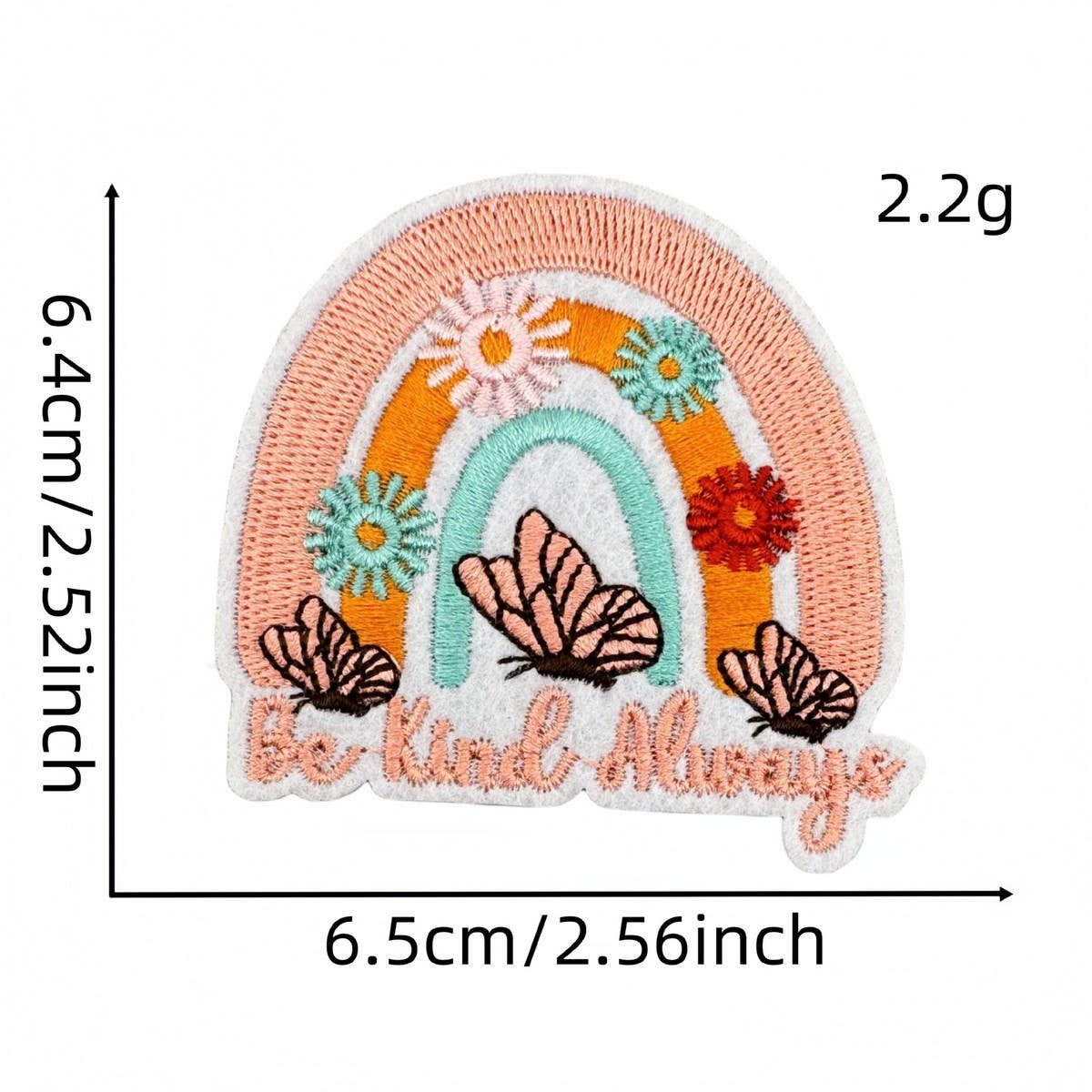 PERSONALIZED COLORFUL ENGLISH EMBROIDERY PATCH_CWMM4029