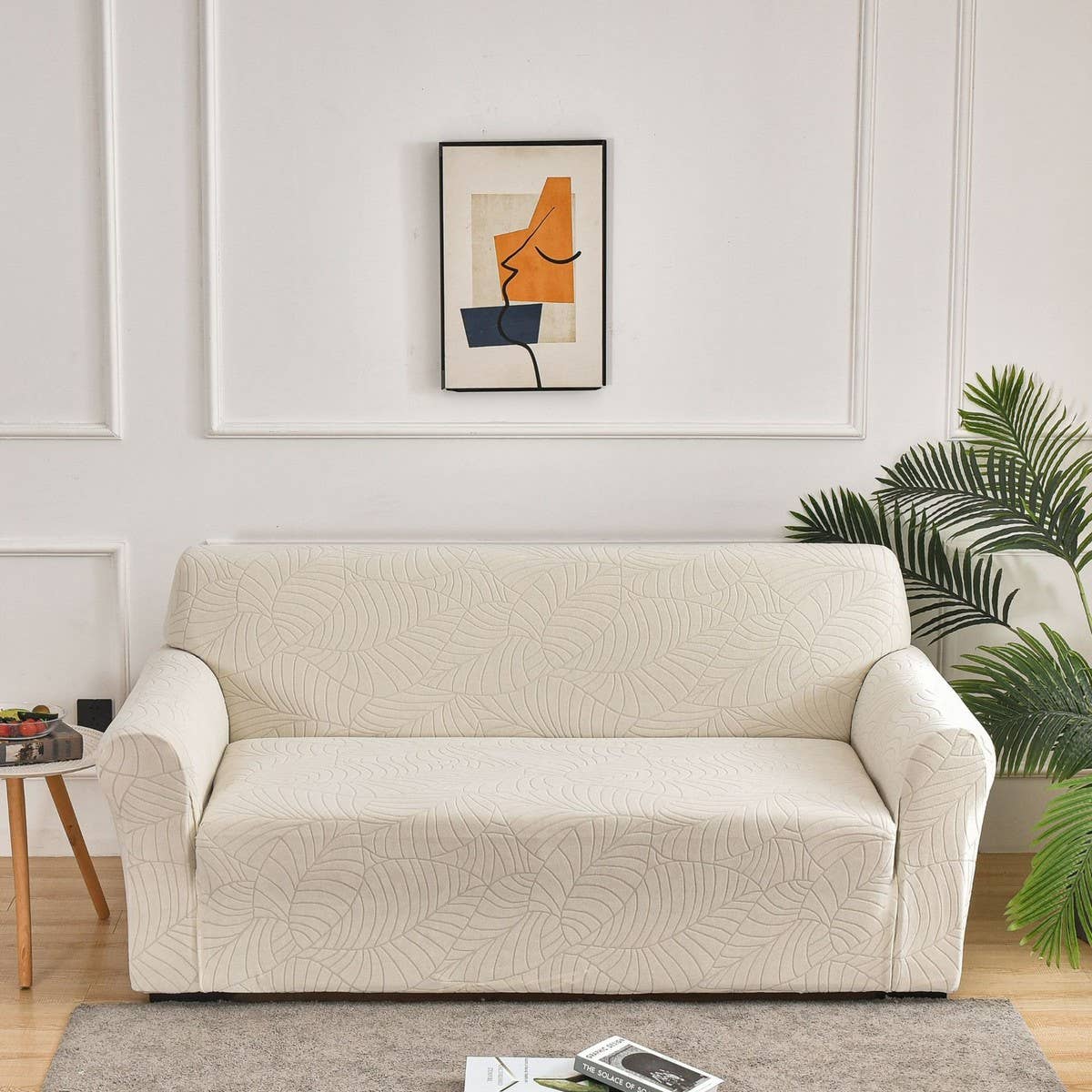 Waterproof Jacquard Sofa Cover, Thick & Stretchy