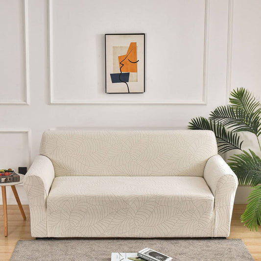 Waterproof Jacquard Sofa Cover, Thick & Stretchy