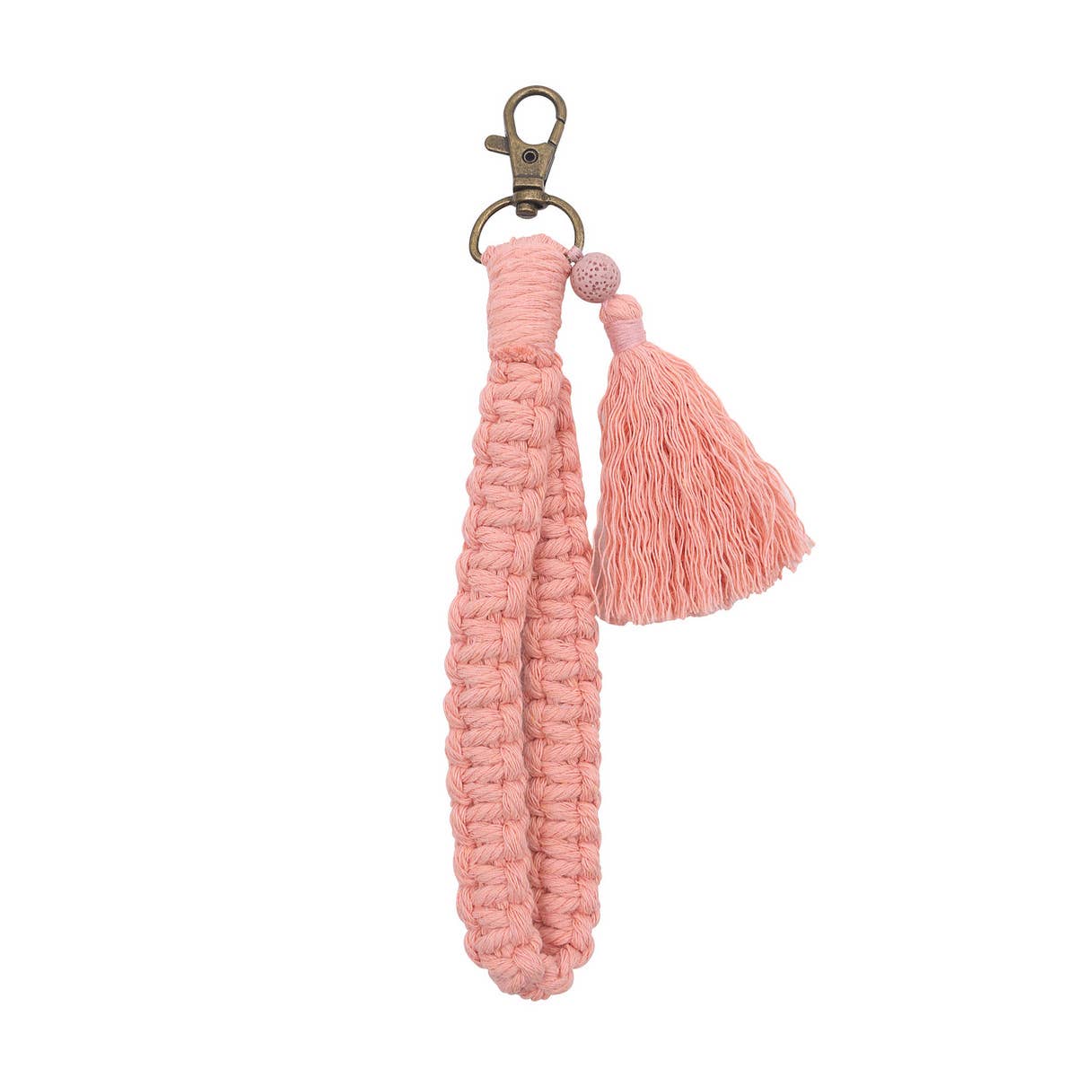 MOBILE PHONE HANGING TASSEL BRAIDED KEYCHAIN