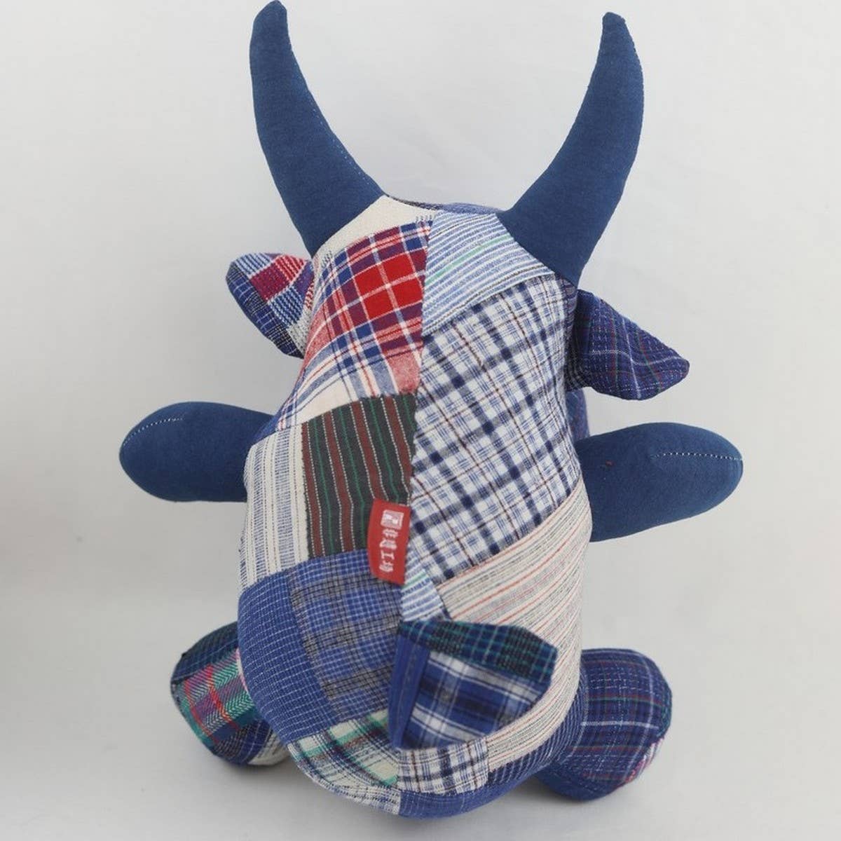 Indigo Dye Handmade Patchwork Animal Plush Toy