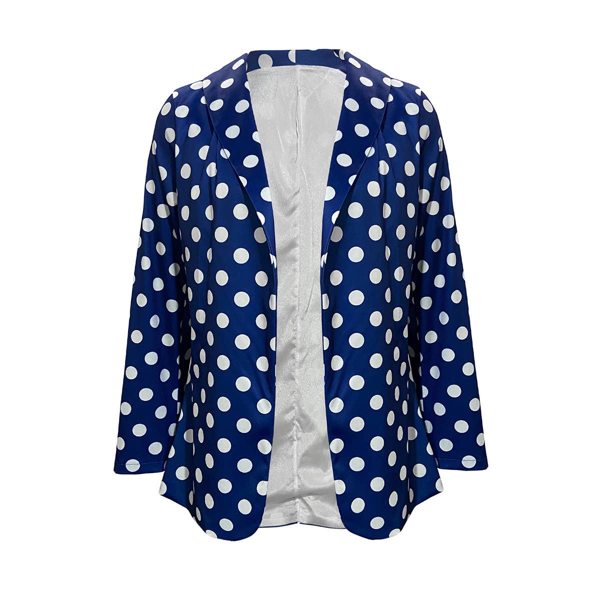 LONG SLEEVE POLKA DOT SMALL SUIT JACKET