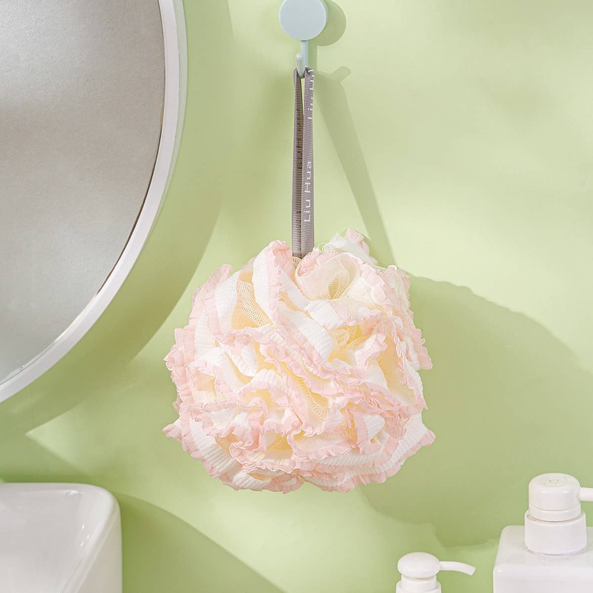 BATH POUF WAVE PURE DESIRE BATH BALL_CWMM3343