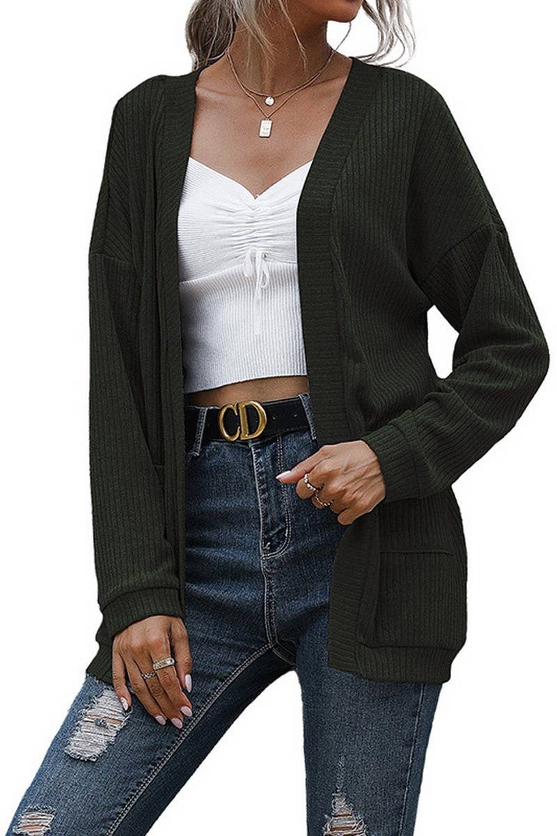 CWOCAL00585_LONG-SLEEVED SOLID COLOR LONG CARDIGAN