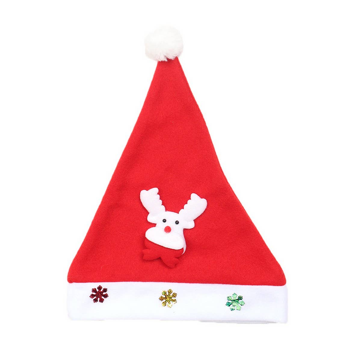 Luxury Plush Santa Hat with Doll Design_CWAJE05370