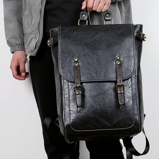 Multi-Functional Leather Backpack for Men_CWAB5178