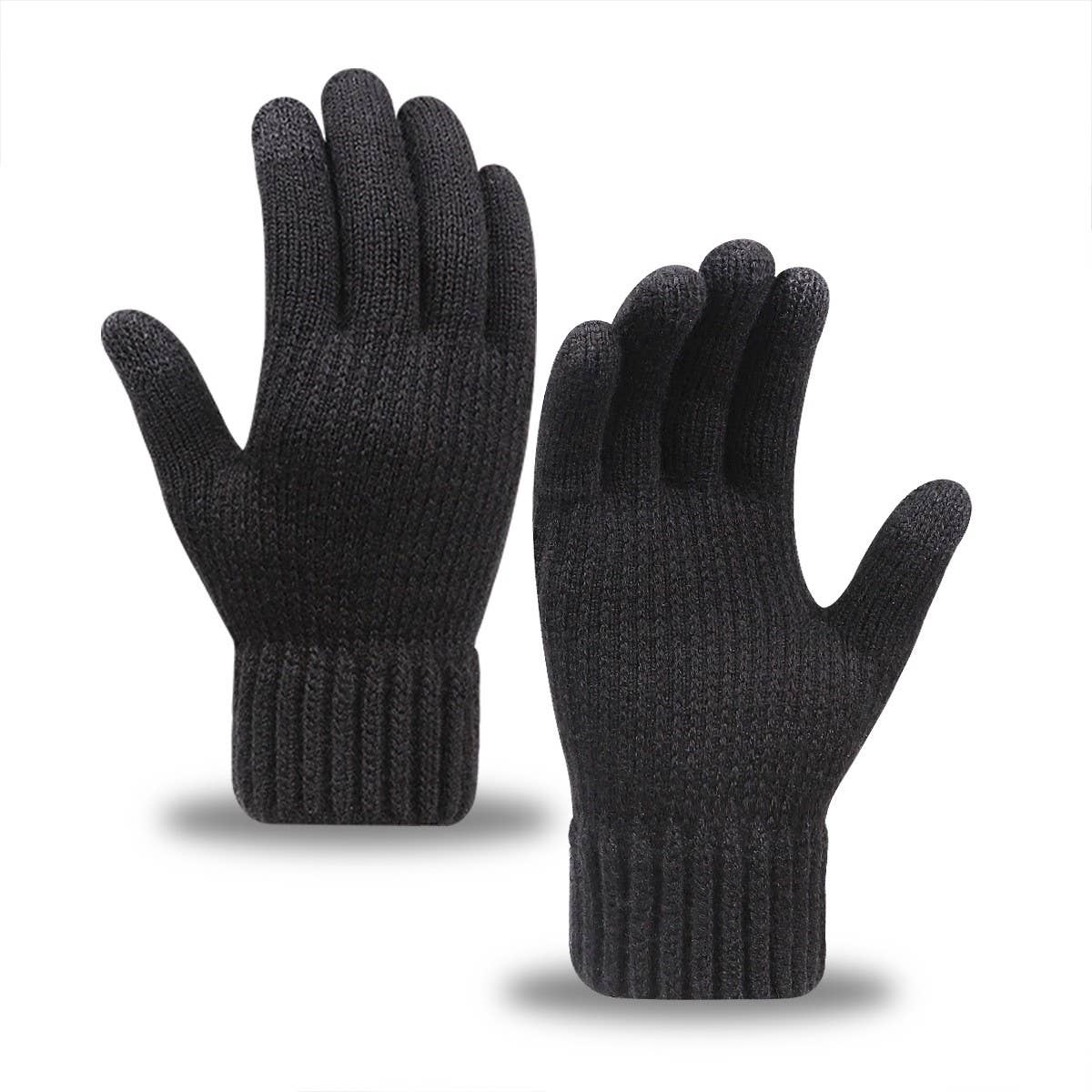 WINTER MEN'S TOUCH SCREEN THICKENED KNITTED GLOVES_CWAG0236
