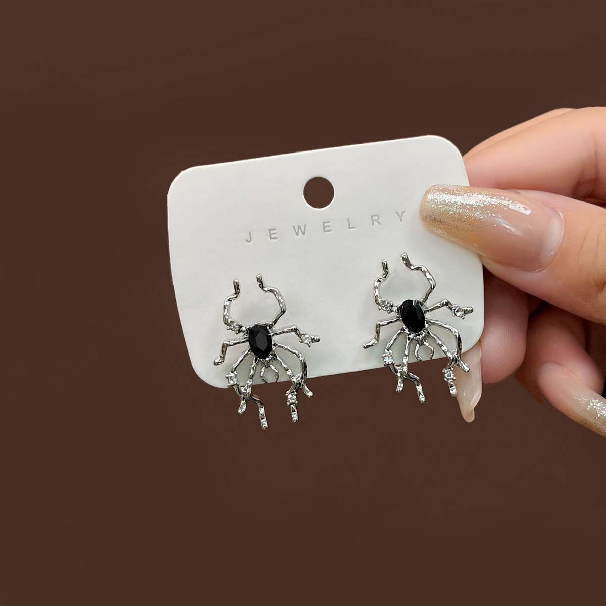 HALLOWEEN PERSONALIZED SPIDER EARRINGS