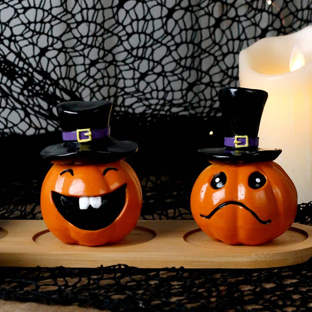 European Style Funny Scary Pumpkin Decor_CWMM9906