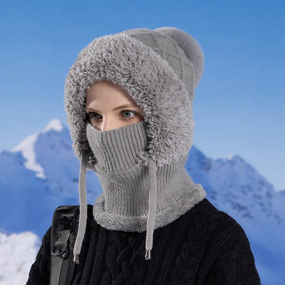 WINTER HAT, MASK, NECK GAITER AND HOOD