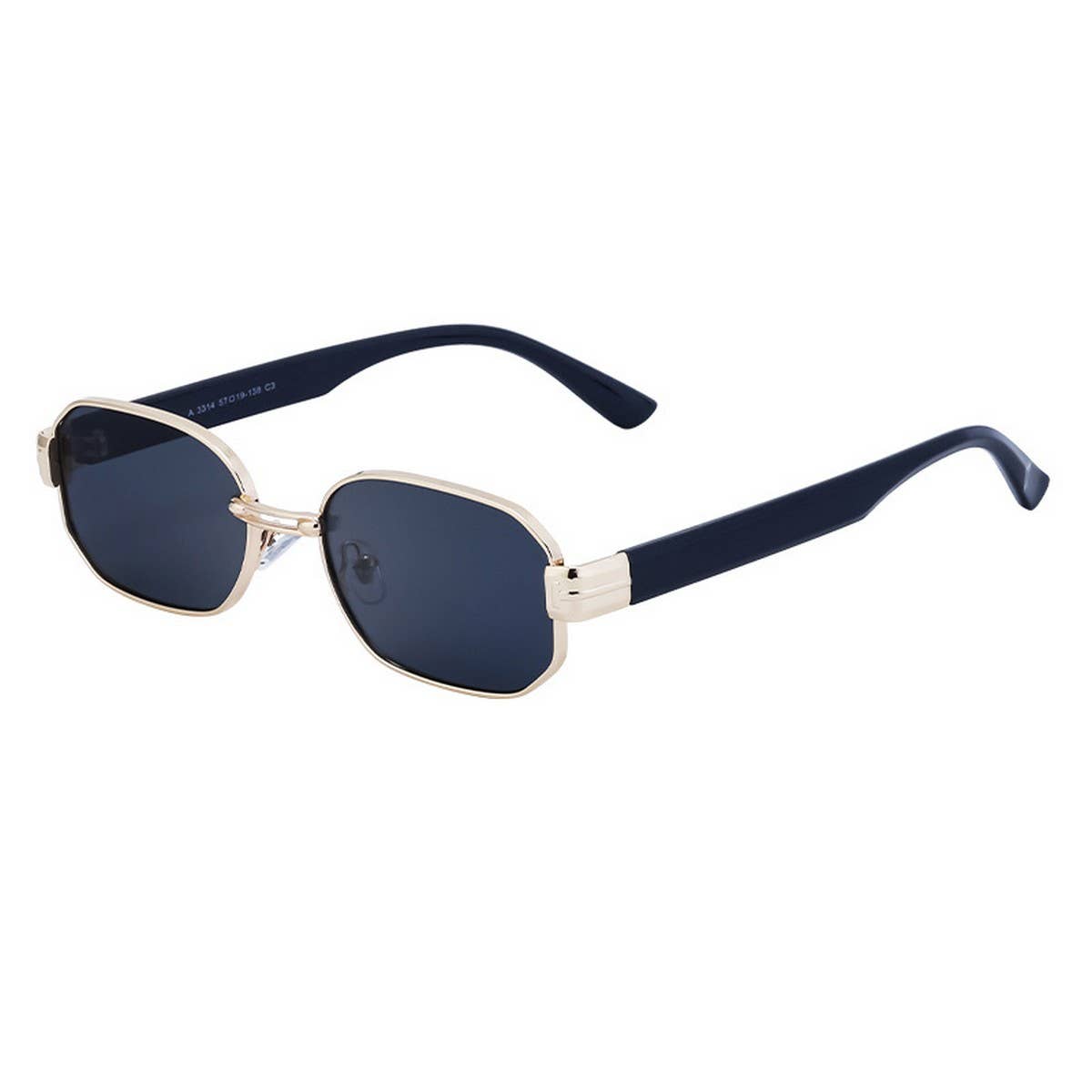 FASHIONABLE SQUARE FRAME SUN PROTECTION SUNGLASSES