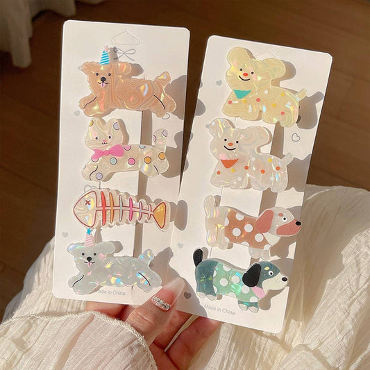 CWMM9291_CUTE CARTOON PUPPY HAIR CLIP