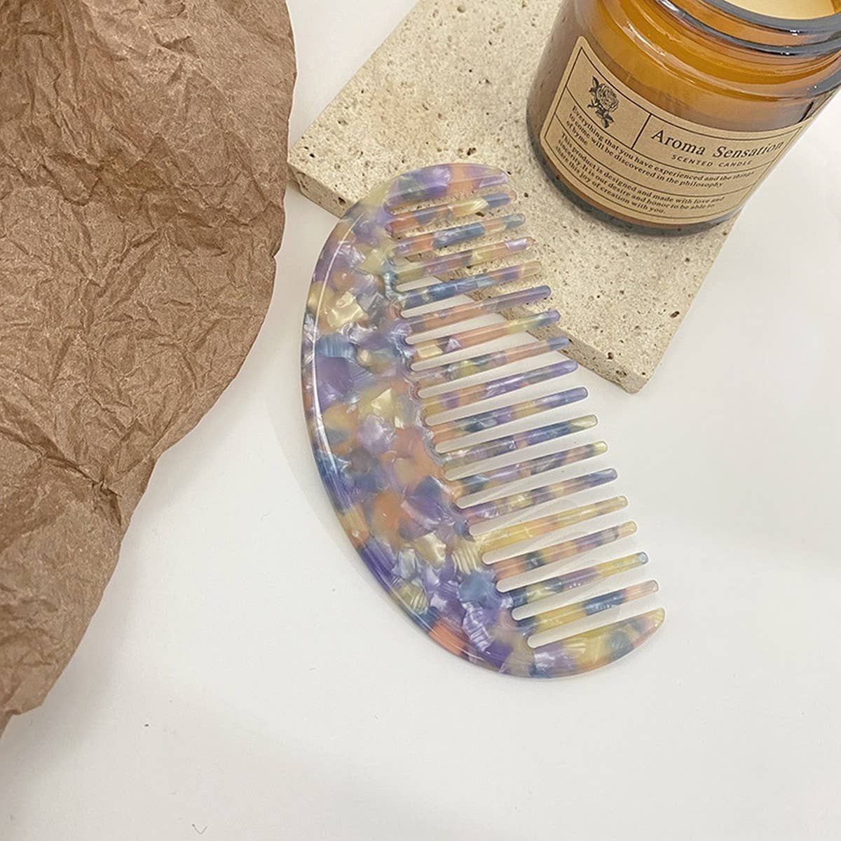 Acetate Hair Comb Forest Style Hair Accessory_CWMM6446