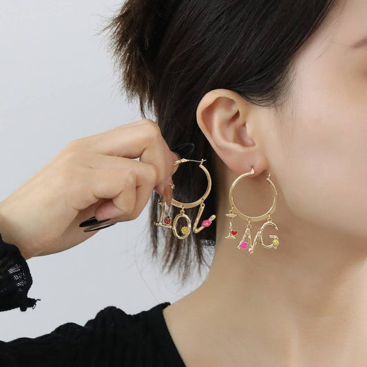 NEW FASHION SWEET GIRL STYLE PENDANT EARRINGS