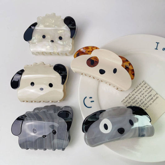 Cute cartoon cloud kitten hair claws clear girl_CWAHA1349