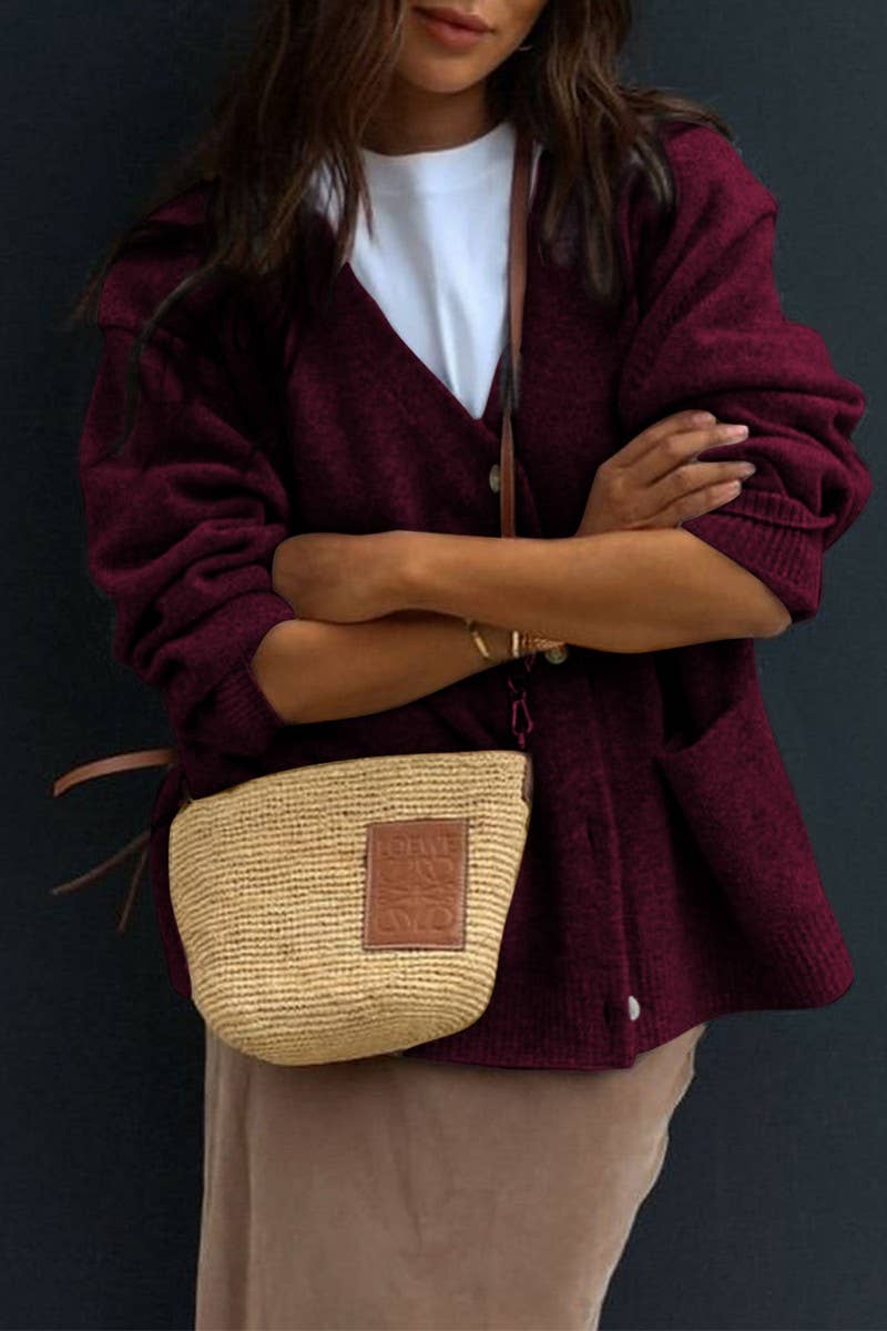 CWOCAL00750_CASUAL SIMPLE LONG SLEEVE PREMIUM KNIT JACKE