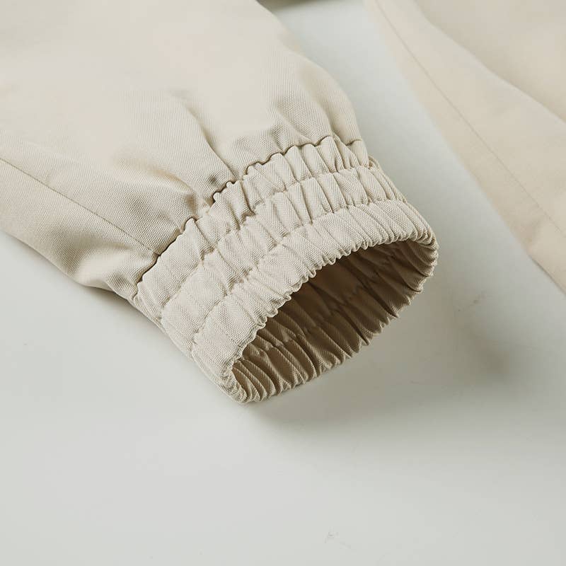 SINGLE-BREASTED POCKET CARGO JACKET WITH LAPEL