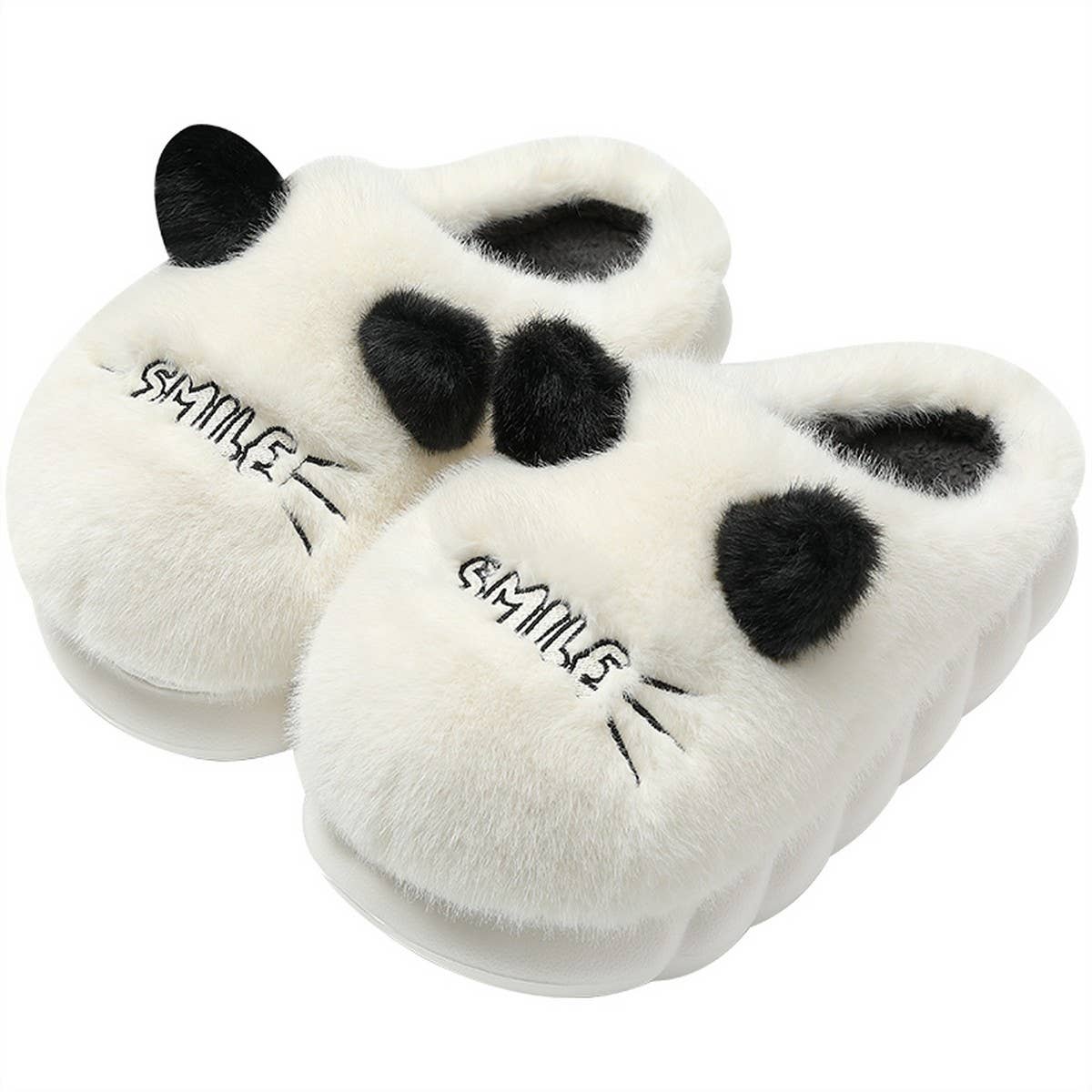 CUTE CAT ANIMAL WARM HOUSE SLIPPERS FUZZY SLIPPER