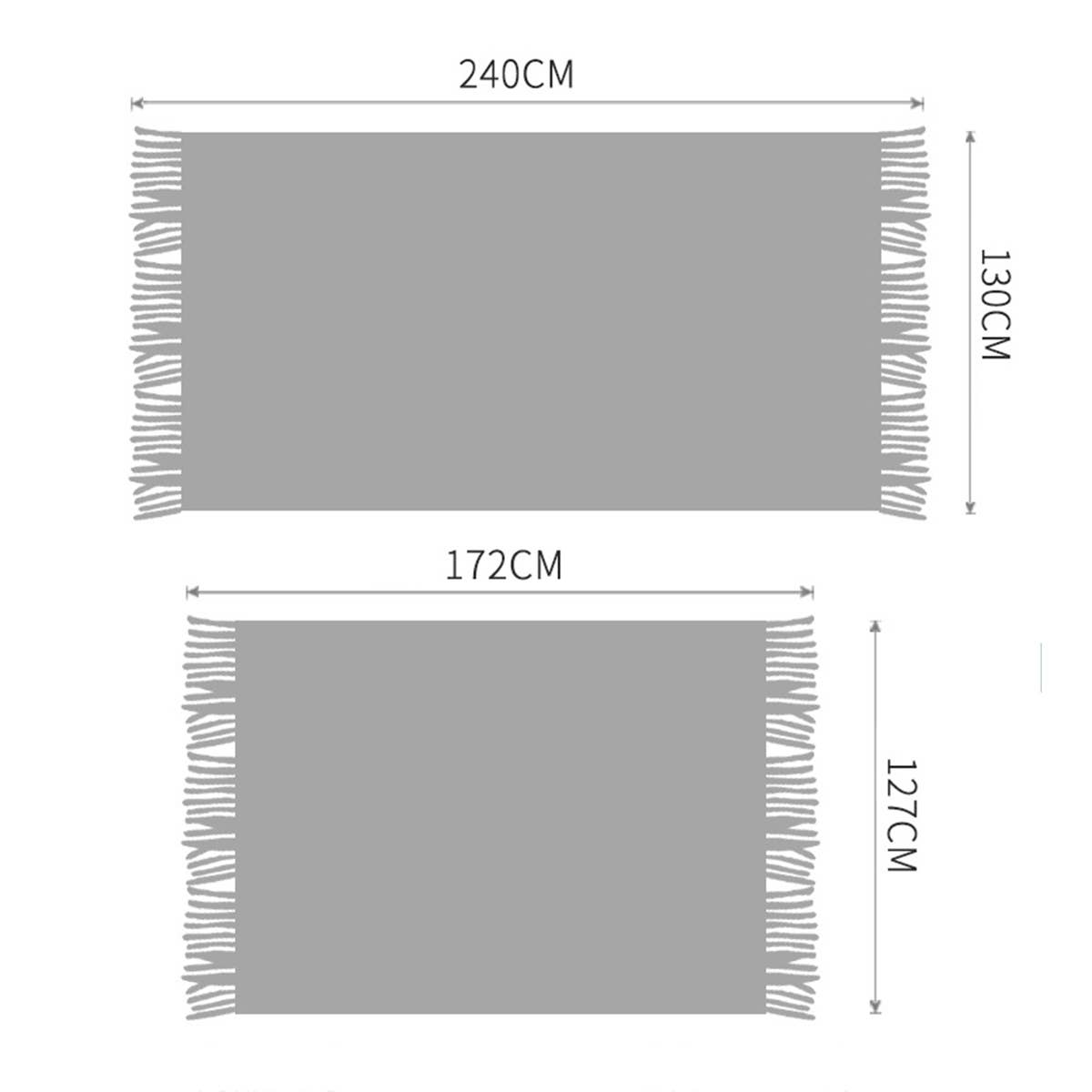 LIGHTWEIGHT SOFT AND COMFORTABLE KNITTING BLANKET