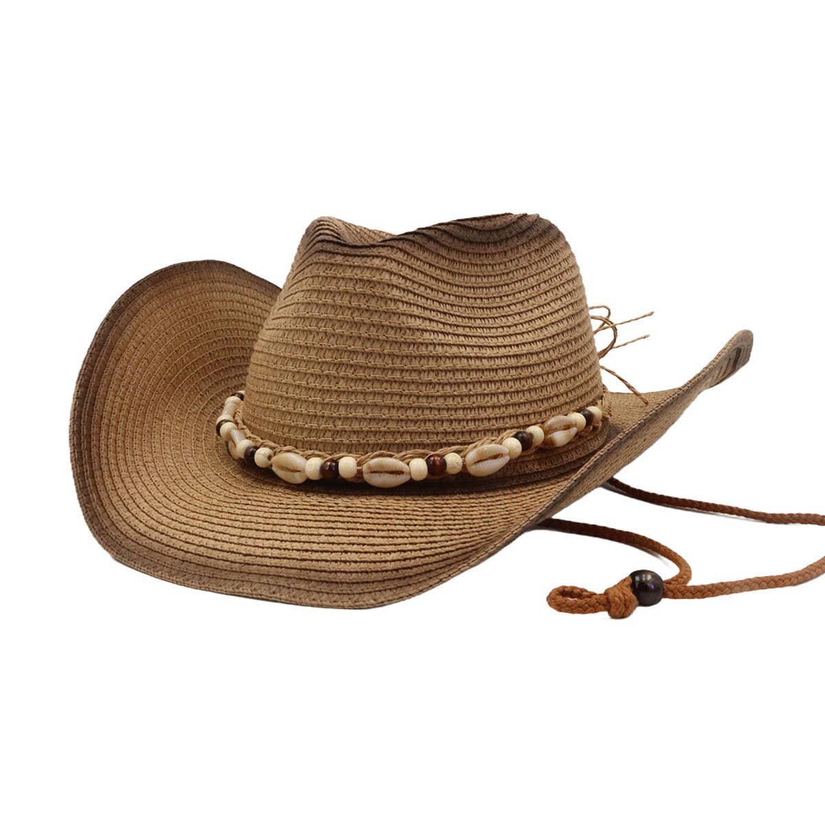 Western Cowboy Beach Hat with Sun Protection_CWAH04490
