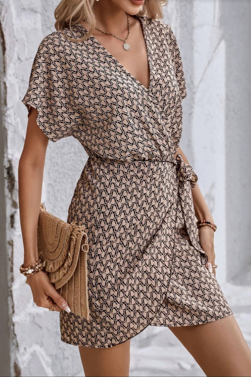 CWDSD10533_LITERARY RETRO ELEGANT RESORT STYLE DRESS