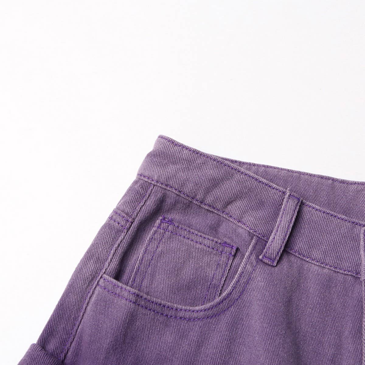 MULTI POCKET LOOSE CARGO PANTS JEANS