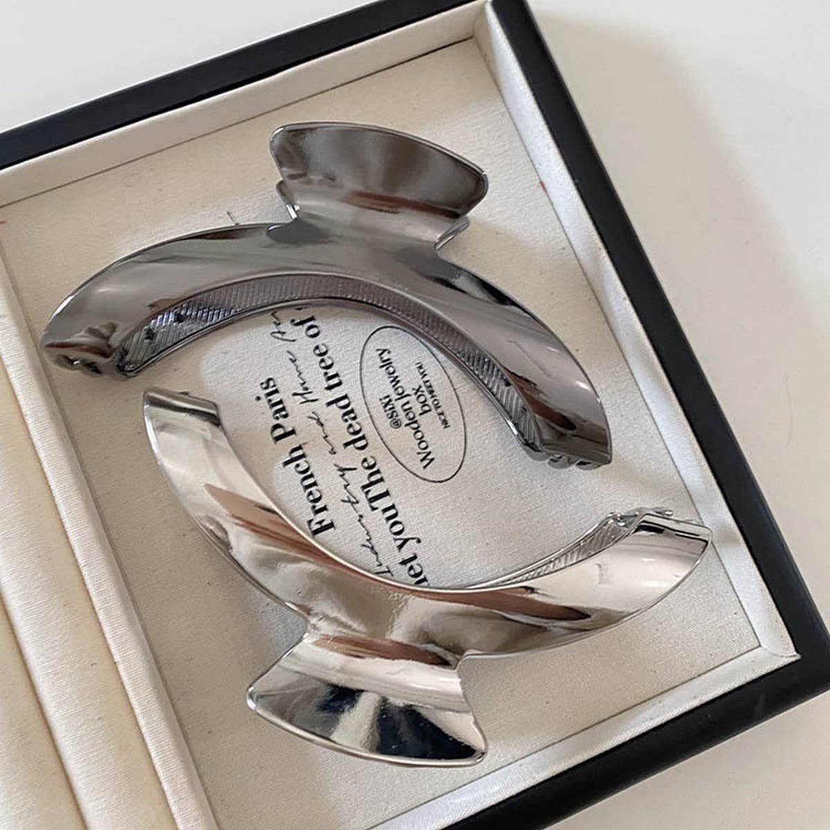 Minimalist Arch Metal Hair Claw,Elegant Shark Clip_CWAHA1280