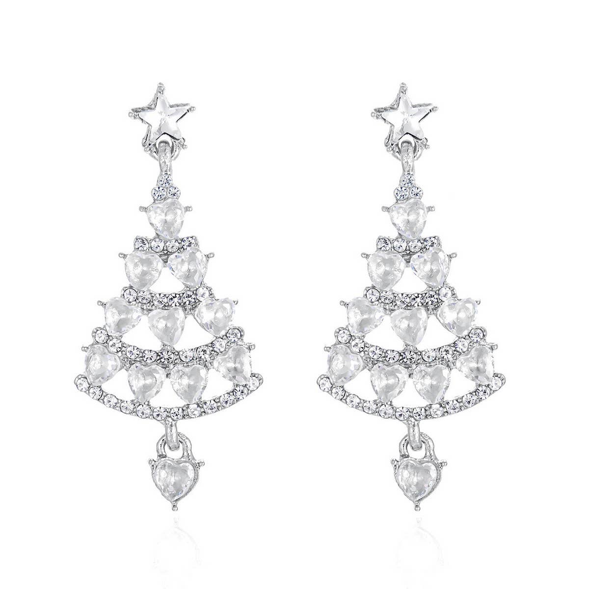 ALL-MATCH CASUAL CHRISTMAS TREE EARRINGS_CWAJE2399