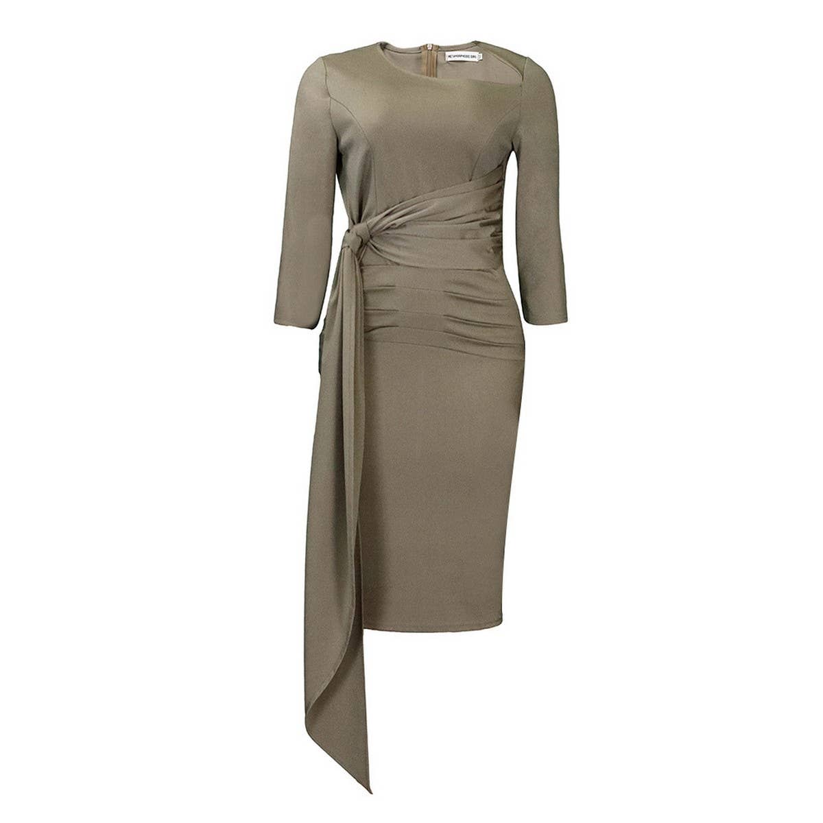 TEMPERAMENT COMMUTING PLEATED TIE DRESS