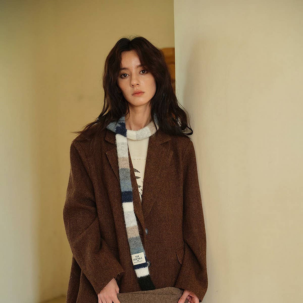 Colorblock Skinny Stripe Scarf ? Chic Summer Wrap