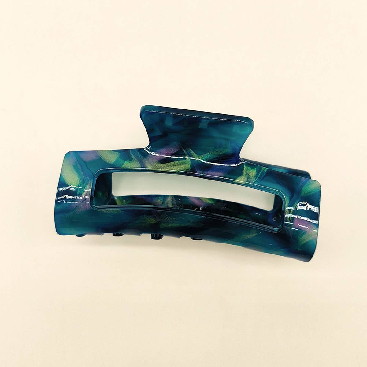 3.22" Tortoise Shell Flat Women's Hair Claw Clip_CWAHA0099