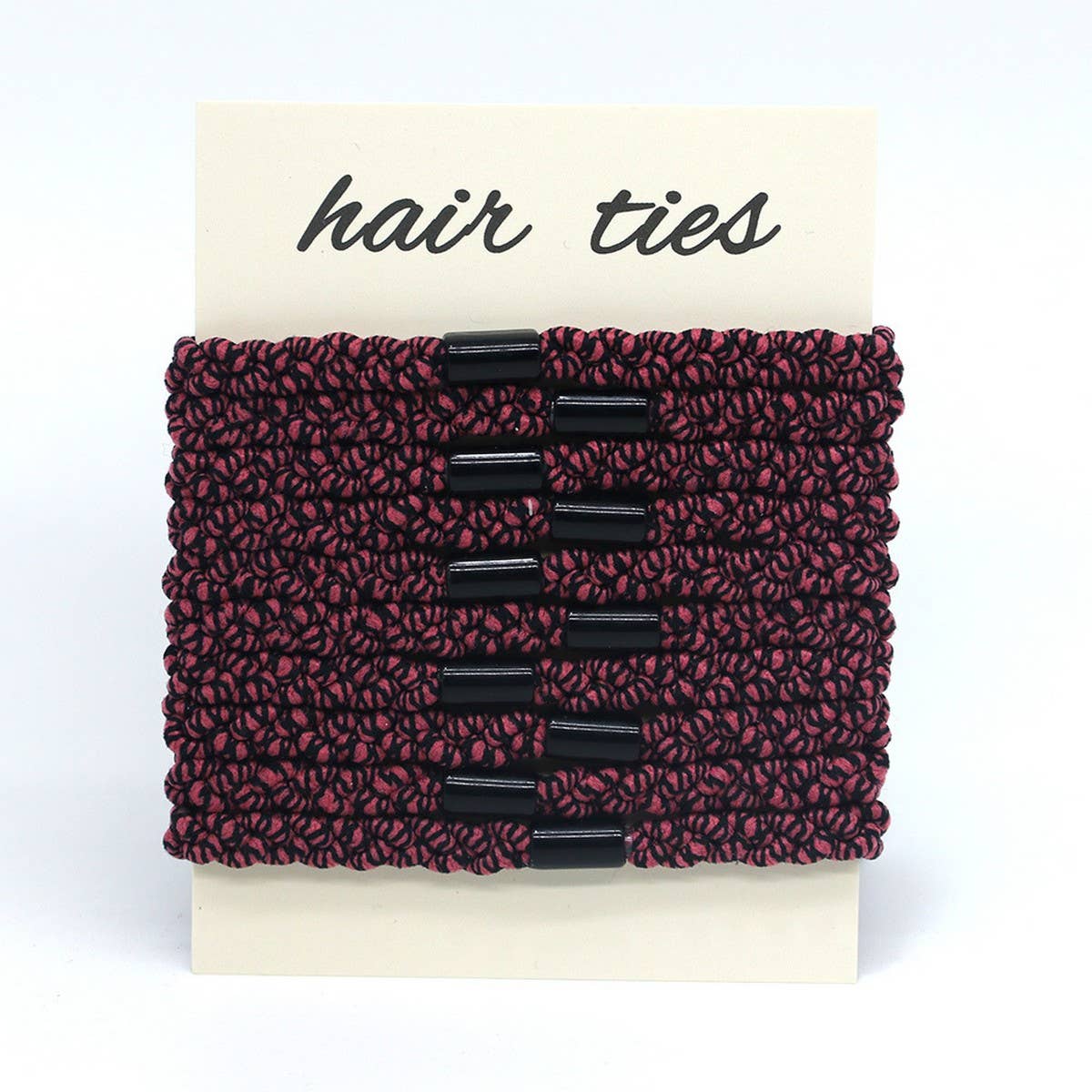 COLORBLOCK WEAVING COMMUTING HAIR SCRUNCHIES