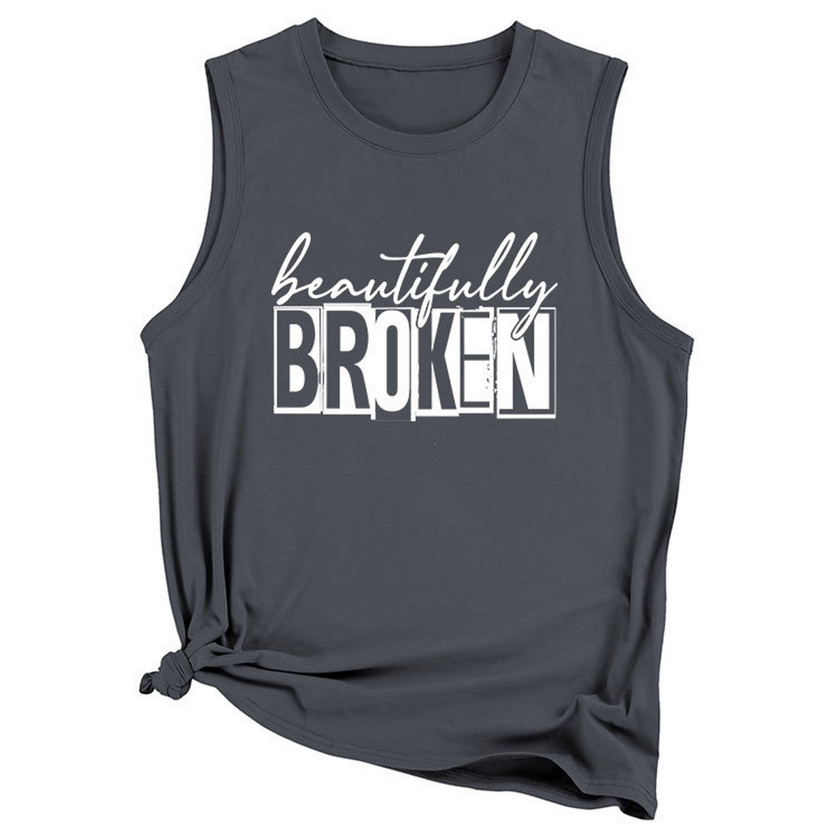 Women??¢s Casual Plus Size Tank Top, Loose Fit_CWTTSL0422