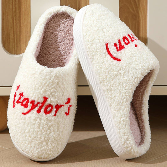 HOME WARM SOFT-SOLED COTTON SLIPPERS