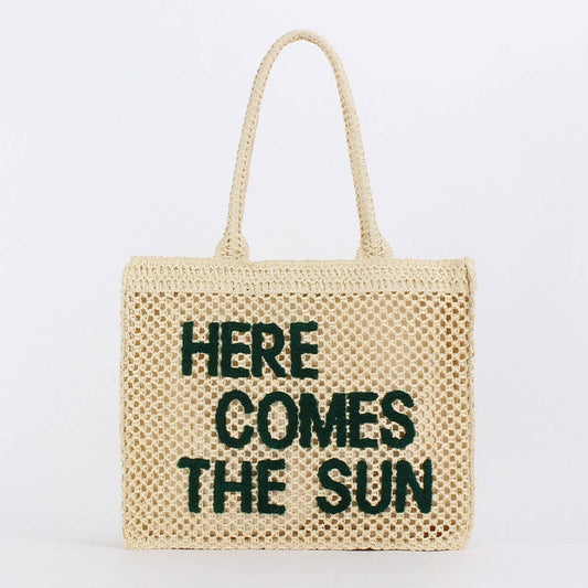 LARGE CAPACITY STRAW BAG WITH EMBROIDERED LETTERS_CWAB4700