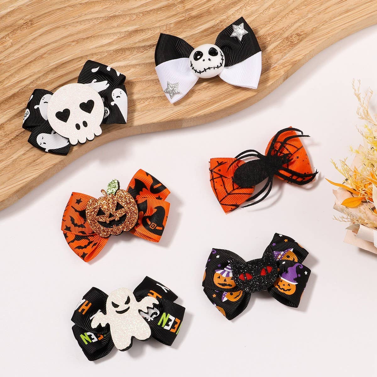 Cute Halloween Black Tail Hair Clip for Party