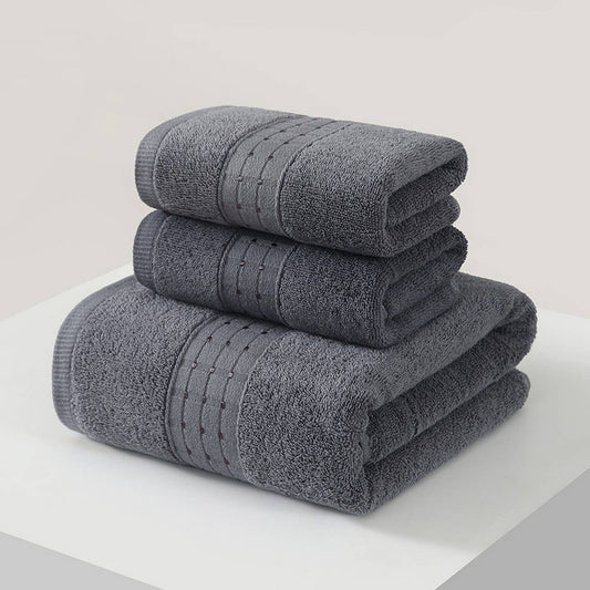 PURE COTTON THICK BATH TOWEL TWO PIECE SET_CWMM2275
