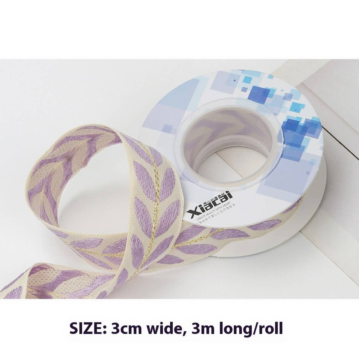 LEAF EMBROIDERY RIBBON EDGING RIBBON RIBBON