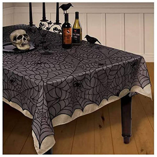 HALLOWEEN LACE SPIDER WEB WALLPAPER