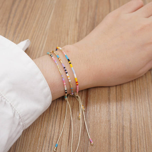 SIMPLE ULTRA-FINE RICE BEADS WOMEN'S BRACELET_CWMM3881