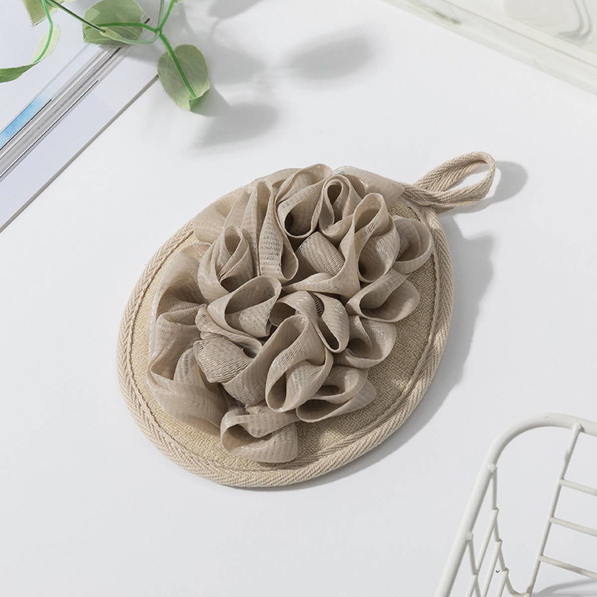 CWMM8746_SIMPLE BATH FLOWER SOFT FOAMING BATH BALL