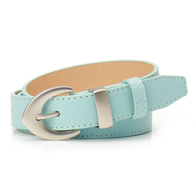 Simple and fashionable leopard print PU belt