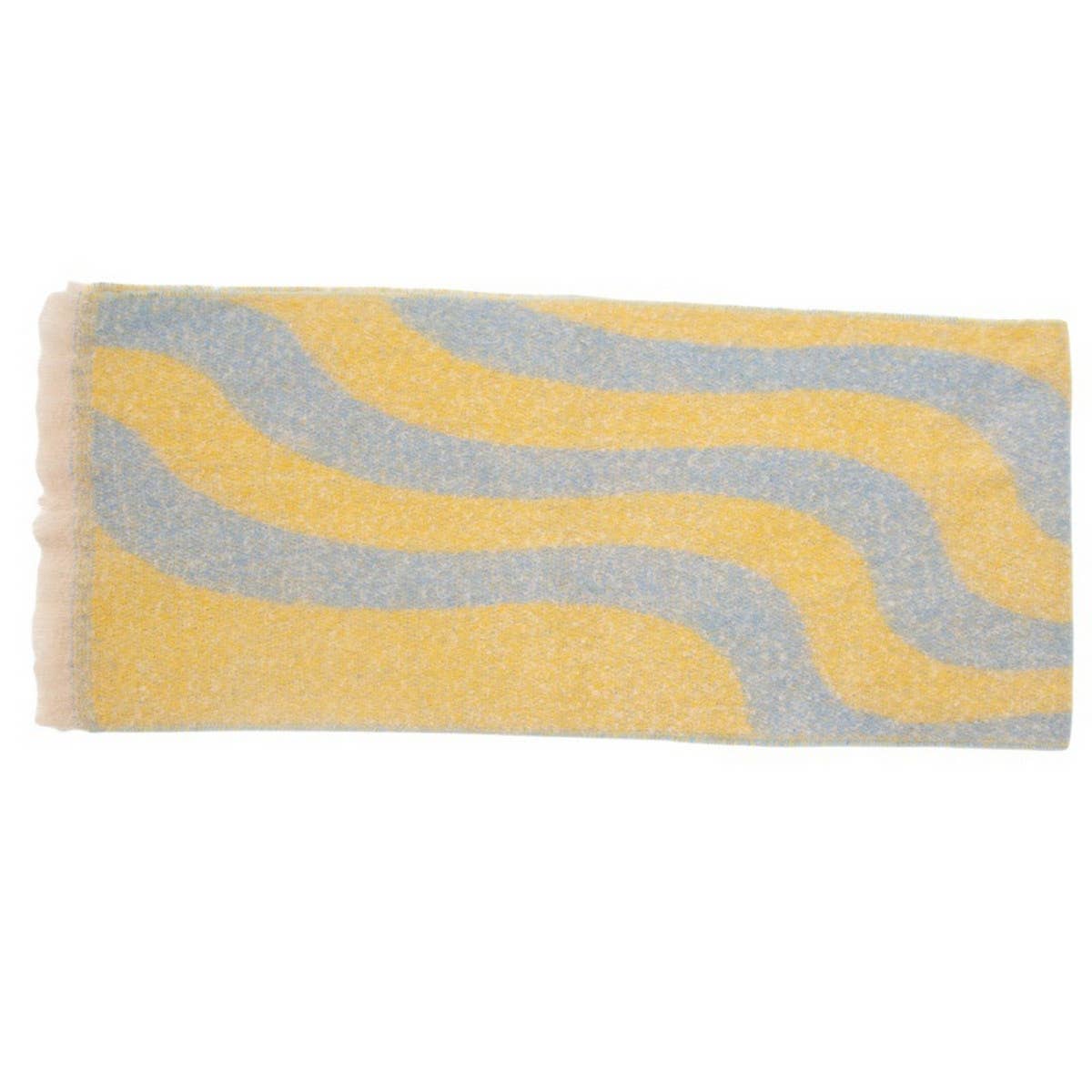 Textured Jacquard Scarf ? Loop Yarn Winter Wrap