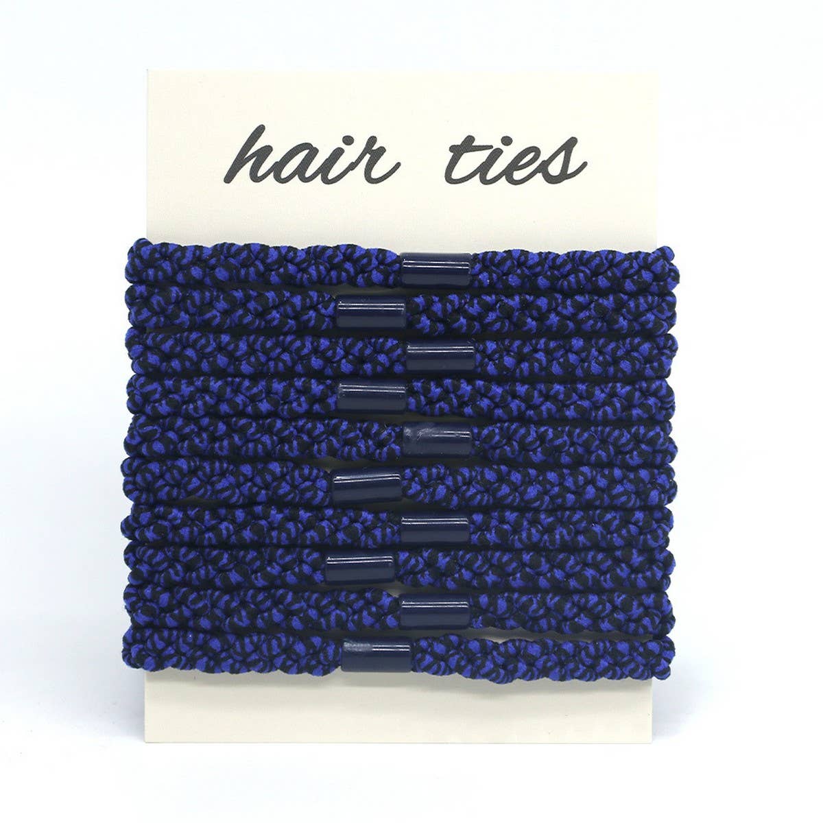 COLORBLOCK WEAVING COMMUTING HAIR SCRUNCHIES