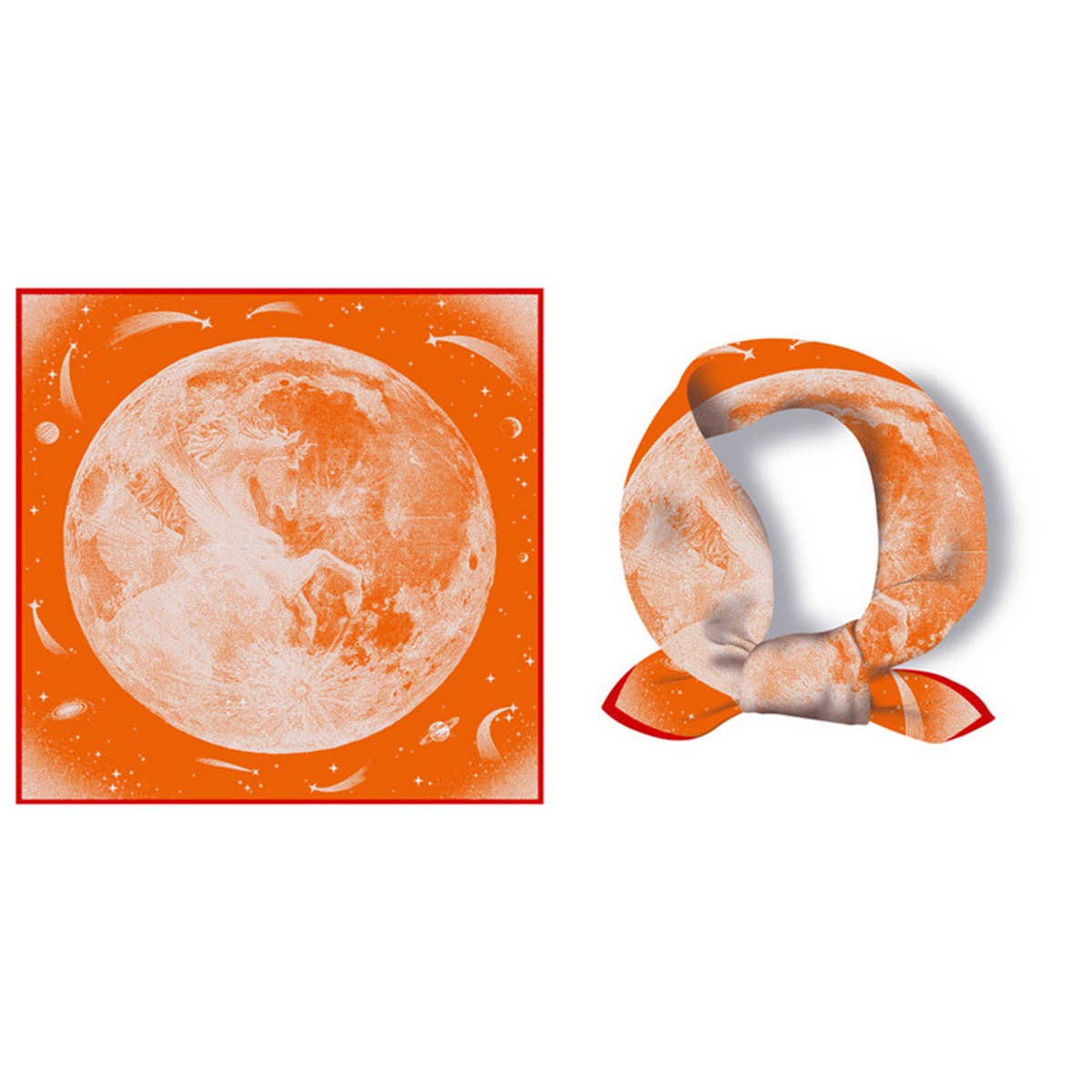 Travel Scarf - Versatile Starry Sky Printed Shawl