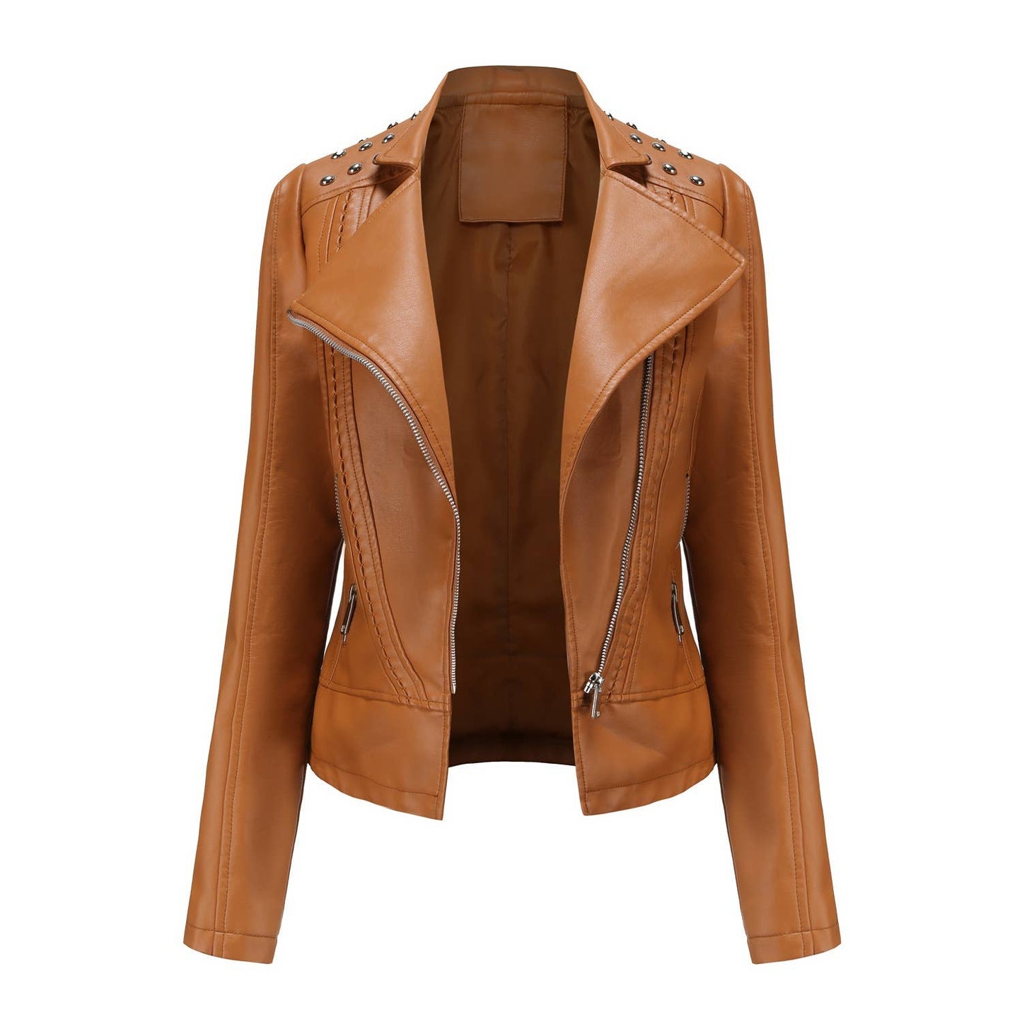 Thin studded jacket for women