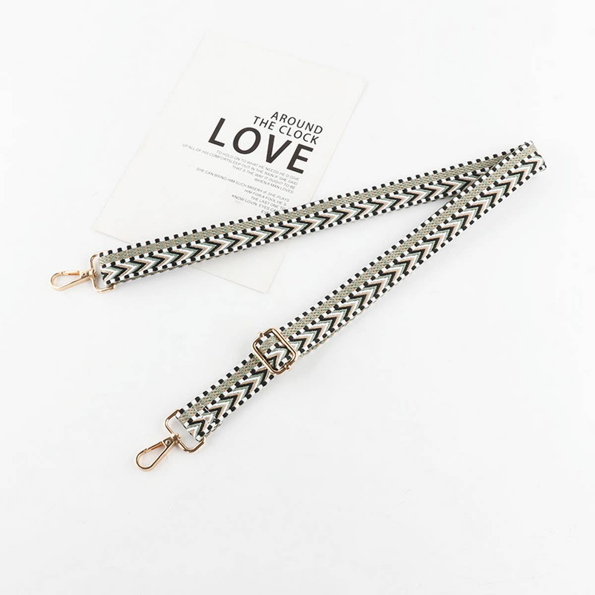 ADJUSTABLE COLORFUL JACQUARD BAG STRAP_CWMM1045