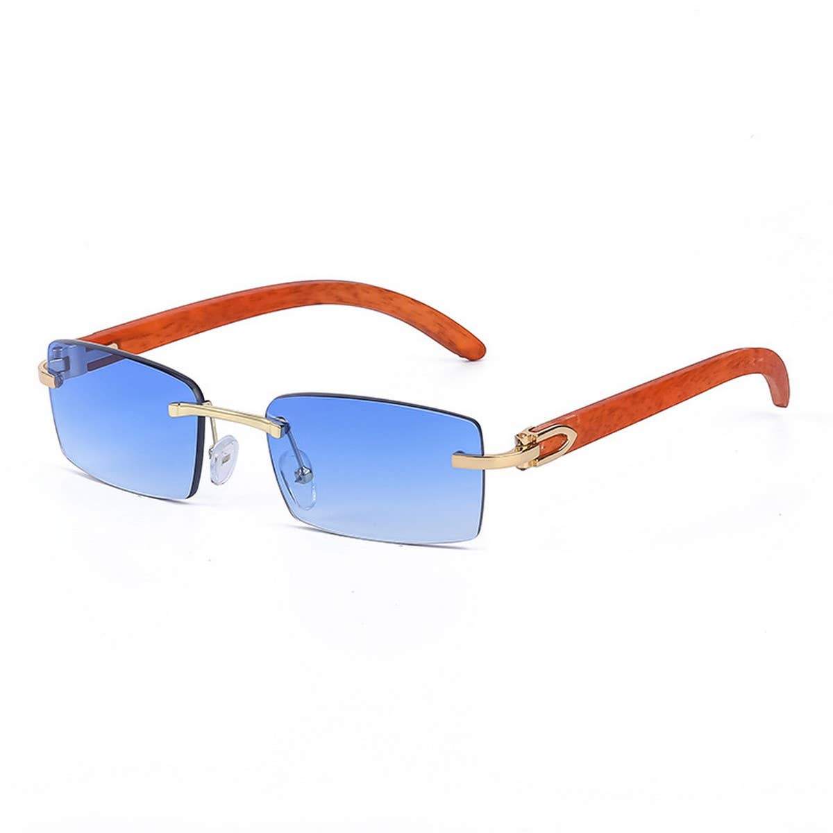 OCEAN FLAKE DIAMOND CUT FRAMELESS SUNGLASSES_CWASG0589
