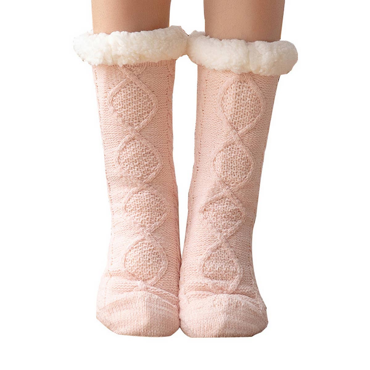 THERMAL LEG WARMERS PLUSH INDOOR SLIPPERS